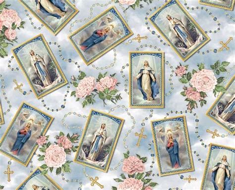 catholic mary mother theme fabric for sale metallic embroidery|catholic fabric for church.